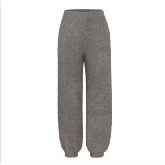 SKIMS Other - NWT Skims Small Soft Cozy Knit Jogger Lounge Pajama Pant AM1 Smoke Plush J27